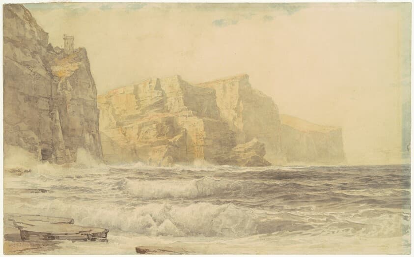 Baldart Castle, Kilkee, County Clare, Ireland — William Trost Richards