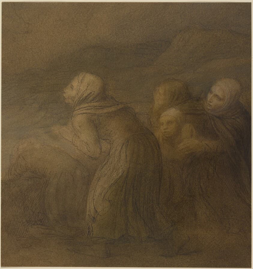 Boat in Trouble — Alphonse Legros