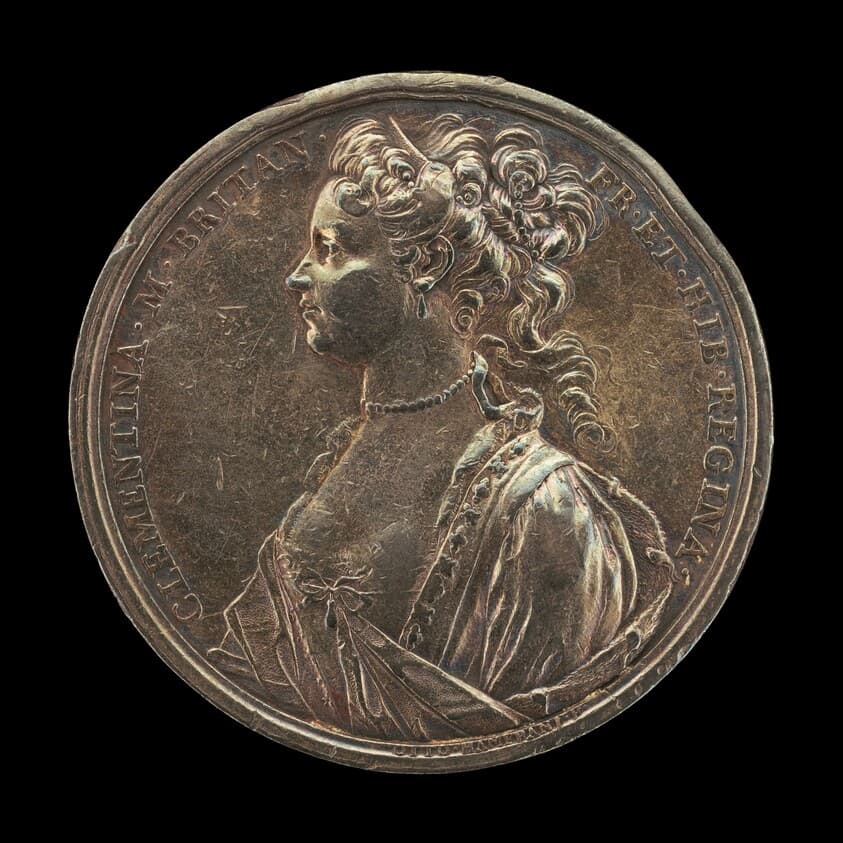 Princess Maria Clementina Sobieska, 1702-1735, Wife of James Stuart, Pretender to the British Throne [obverse] — Ottone Hamerani
