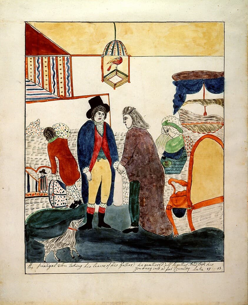 The Prodigal Son Taking Leave of His Father — Mary Ann Willson