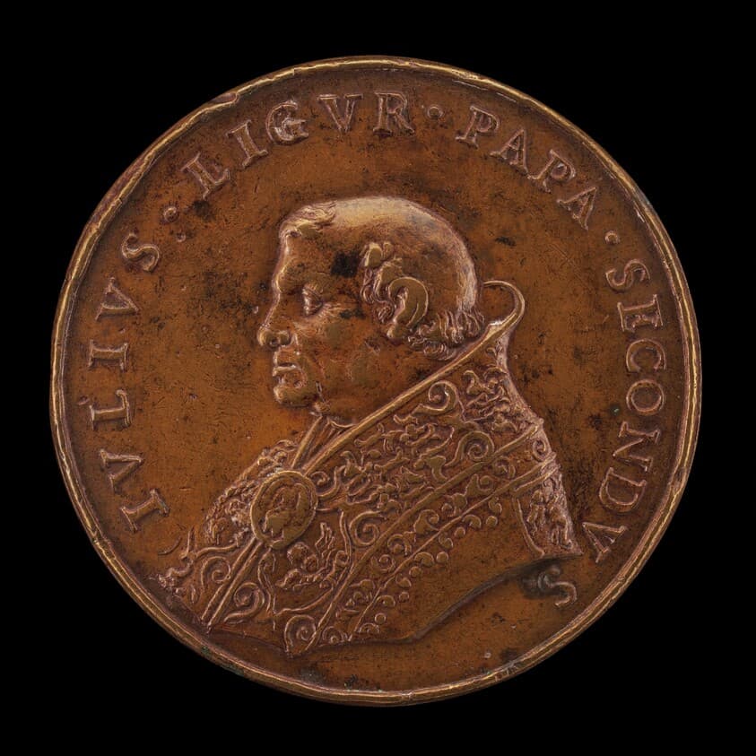Julius II (Giuliano della Rovere, 1443-1513), Pope 1503 [obverse] — Girolamo Paladino