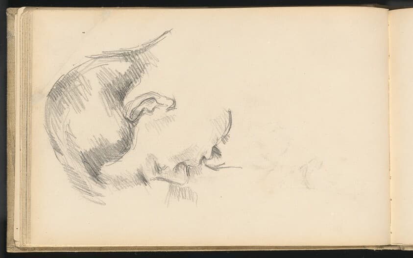 Head of the Artist's Son — Paul Cezanne