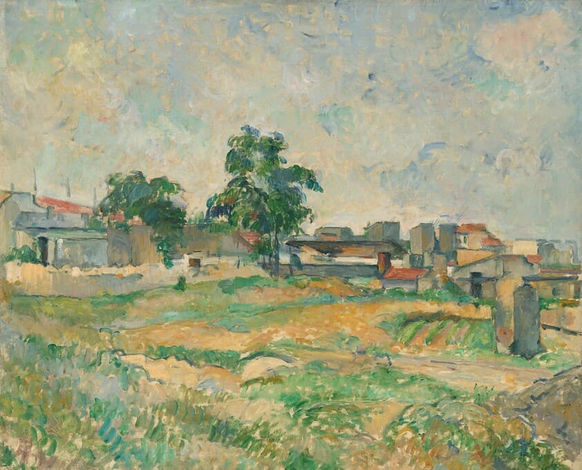 Landscape near Paris — Paul Cezanne
