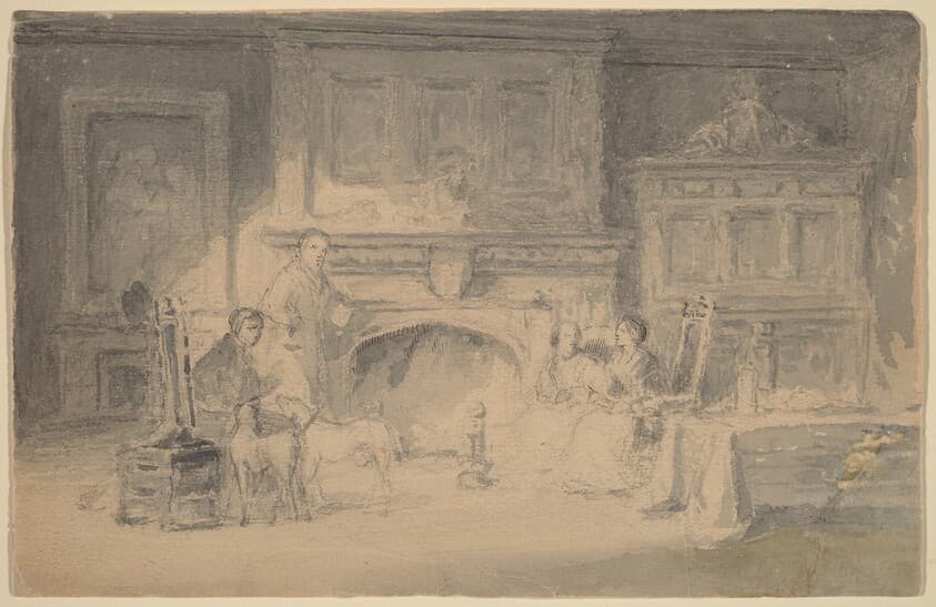 Study for "The Bailey Family" — Robert Walter Weir