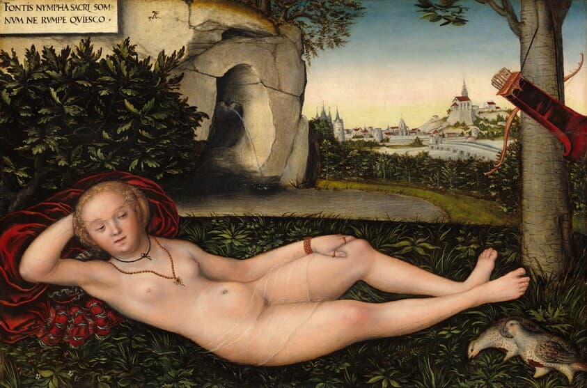 The Nymph of the Spring — Lucas Cranach the Elder