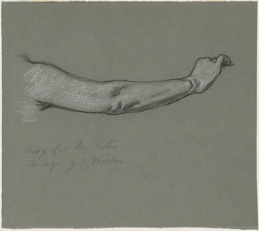 Study for "The Fates Gathering in the Stars" — Elihu Vedder