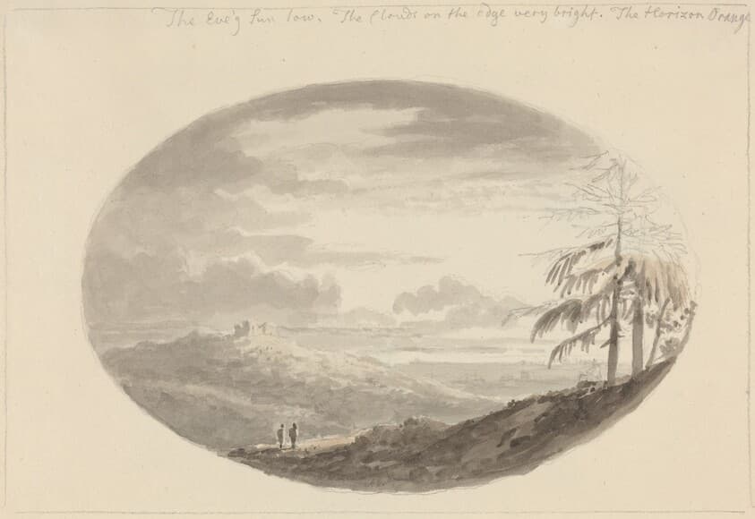 Sunset over the Valley — Anthony Devis