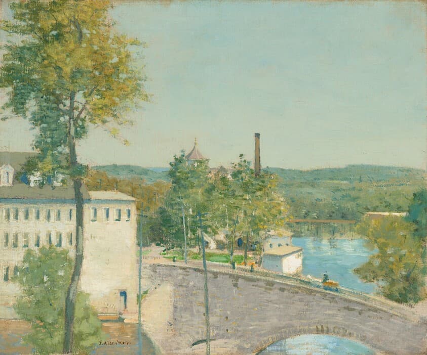 U.S. Thread Company Mills, Willimantic, Connecticut — Julian Alden Weir