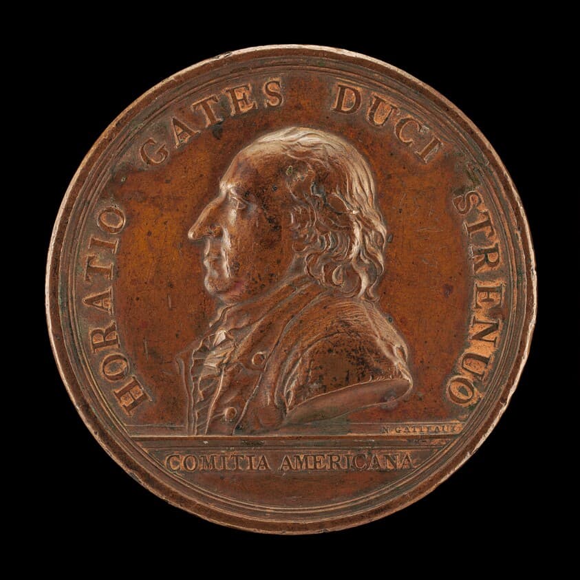 Horatio Gates, 1728-1806, Major General [obverse] — Nicolas-Marie Gatteaux