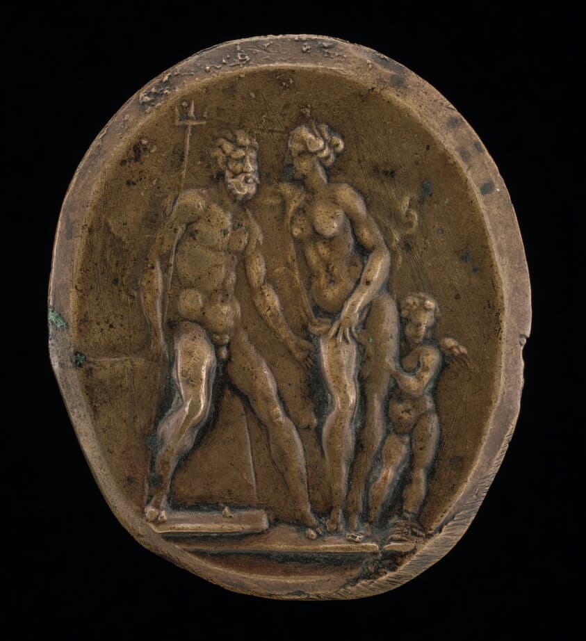 Neptune, Amphitrite and Cupid — Valerio Belli