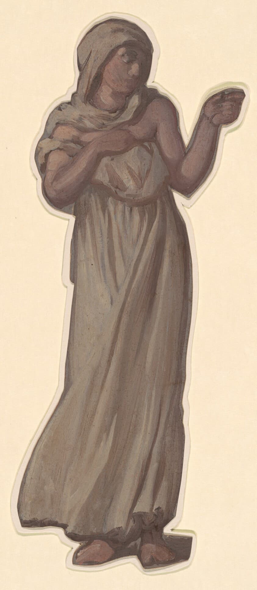 Study for "Greek Girls Bathing" — Elihu Vedder