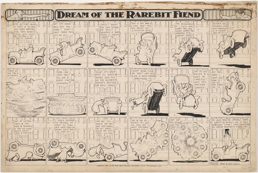 Dream of the Rarebit Fiend: Bucking Automobile — Winsor McCay
