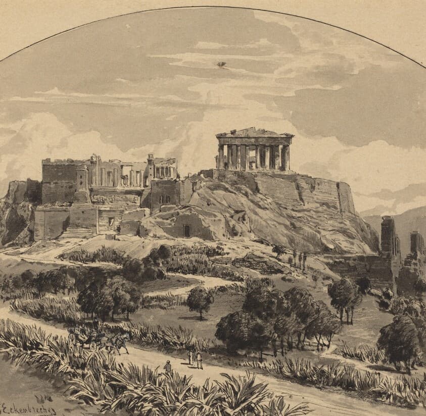 The Acropolis from the West — Themistocles von Eckenbrecher