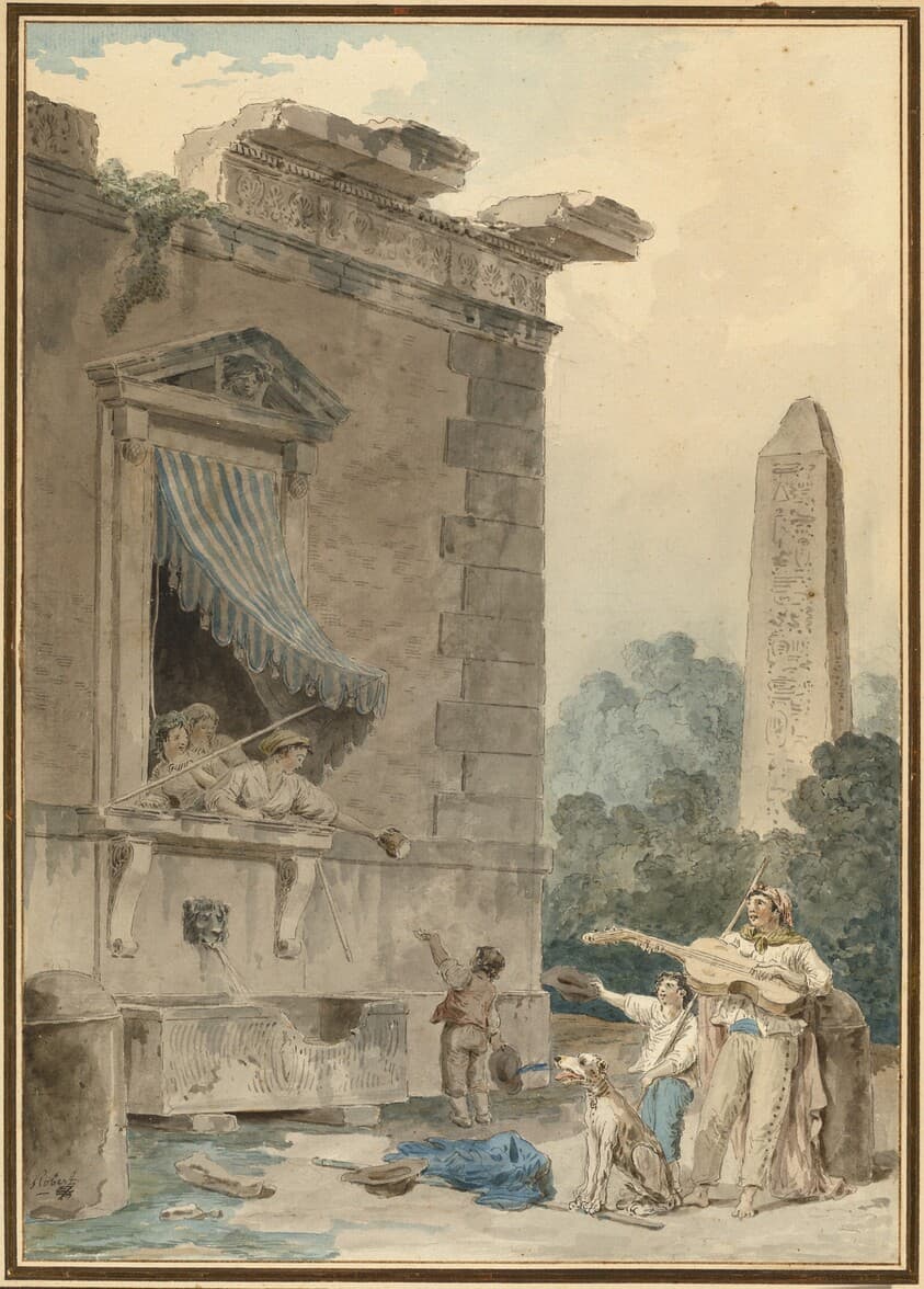 Charitable Ladies — Hubert Robert