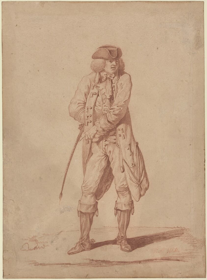 Gentleman with a Riding Crop — Pierre Alexandre Wille