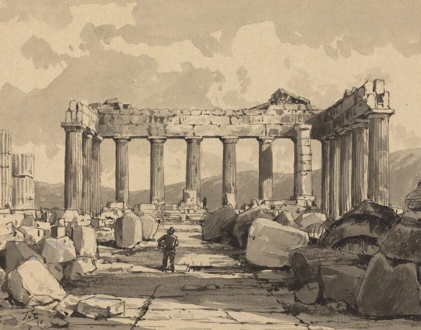Parthenon, Inside — Themistocles von Eckenbrecher