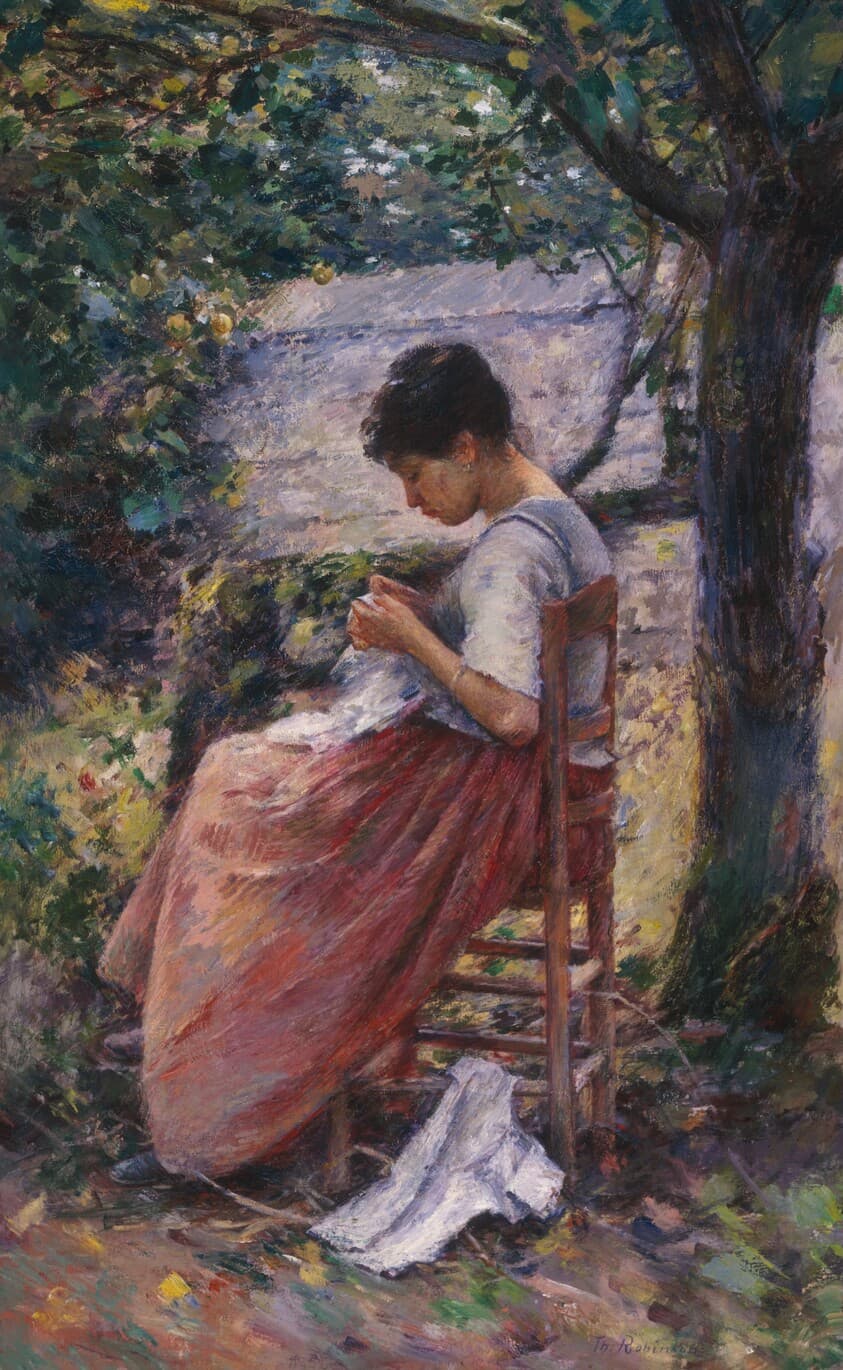 The Layette — Theodore Robinson