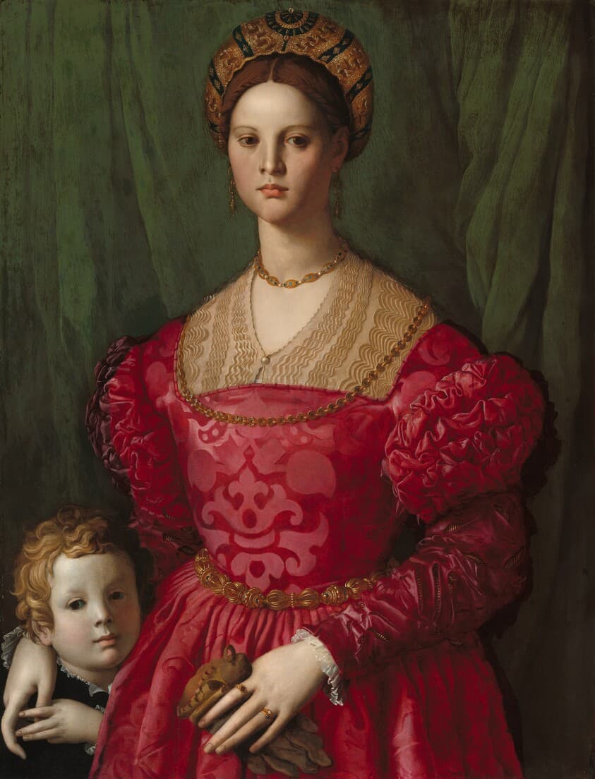 A Young Woman and Her Little Boy — Agnolo Bronzino