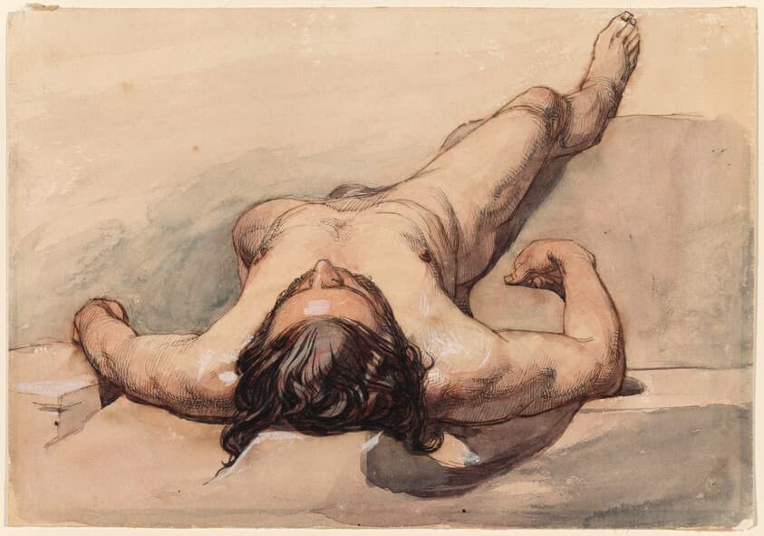 Study of a Male Nude — William Mulready