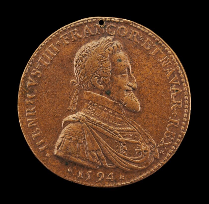 Henri IV, 1553-1610, King of France 1589 [obverse] — Philippe Danfrie II