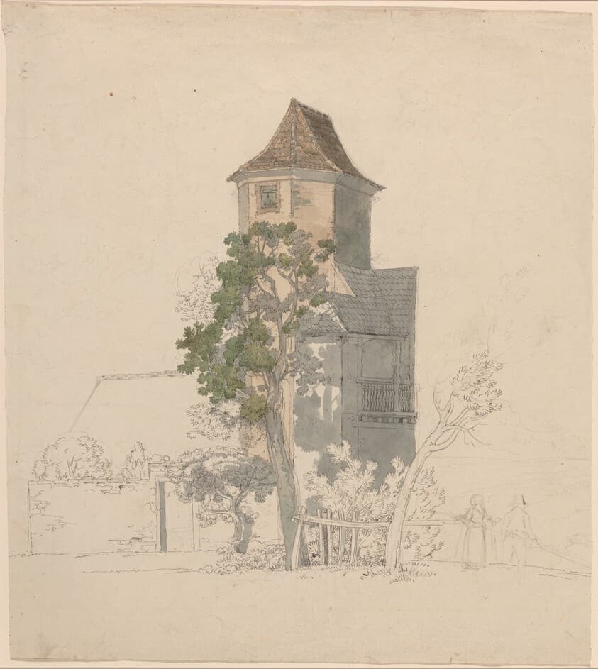 Tower of a Fortified House [recto] — Friedrich Salathé
