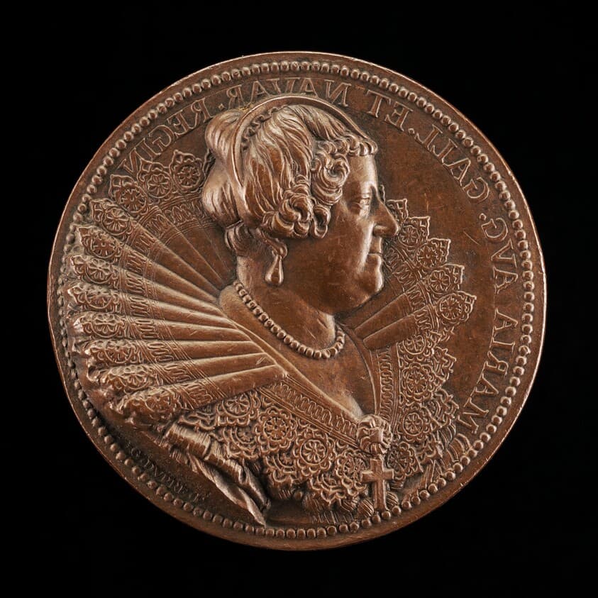 Marie de' Medici, 1573-1642, Wife of King Henri IV of France 1600 [obverse] — Guillaume Dupré