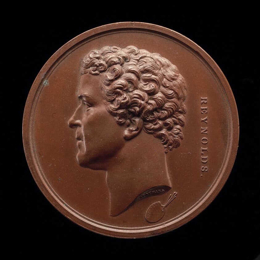 Sir Joshua Reynolds, 1723-1792, Painter [obverse] — Alfred Joseph Stothard