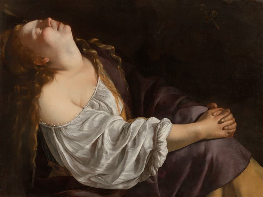 Mary Magdalene in Ecstasy — Artemisia Gentileschi