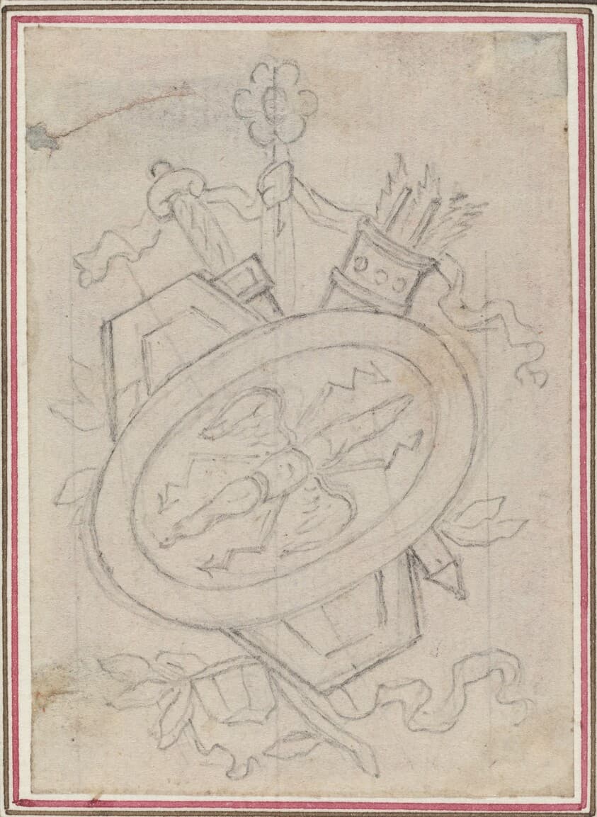 An Ornamental Trophy — Hubert François Gravelot