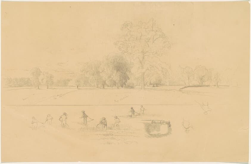 Harvesting, New England — Aaron Draper Shattuck