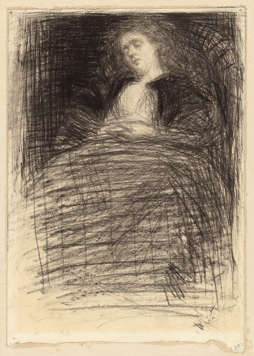 Sleeping Woman — James McNeill Whistler