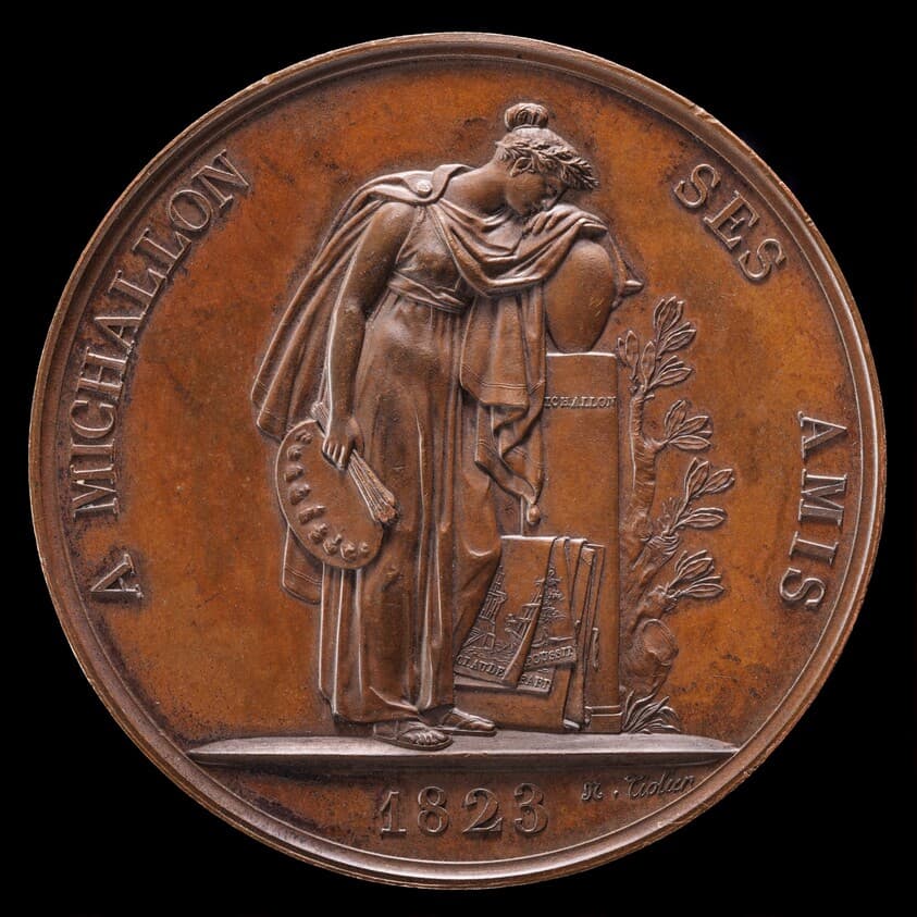 Allegory of Painting [reverse] — Nicolas Pierre Tiolier