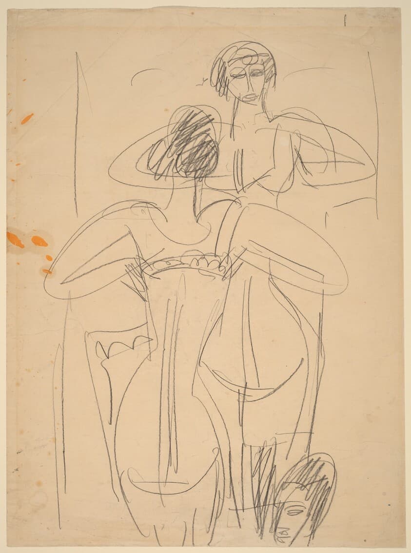 Girl Before a Mirror — Ernst Ludwig Kirchner