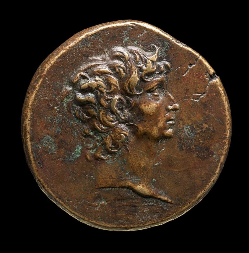 Self-Portrait as Augustus [obverse] — Vittore Gambello