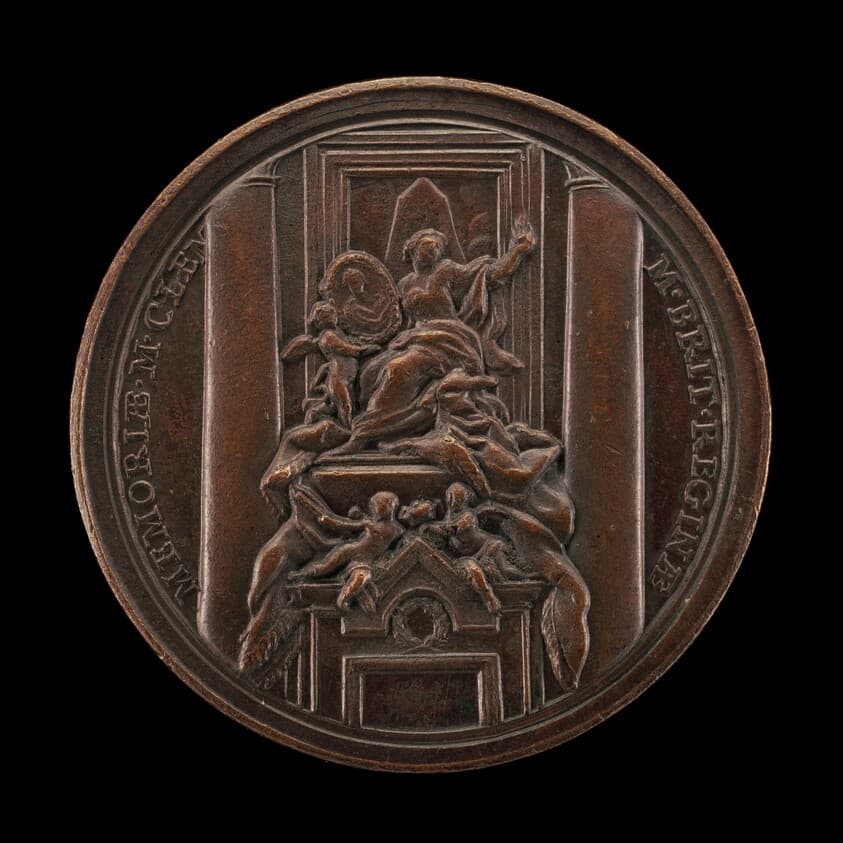 Tomb of Princess Maria Clementina Sobieska in St. Peter's [reverse] — Ottone Hamerani