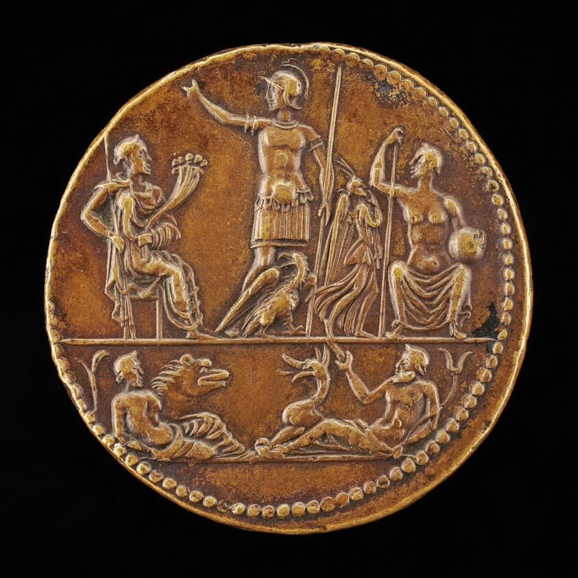 Allegory of War and Peace [reverse] — Giovanni da Cavino
