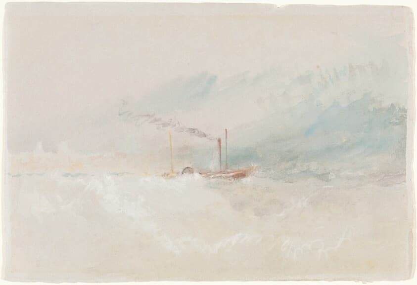 A Packet Boat off Dover — Joseph Mallord William Turner