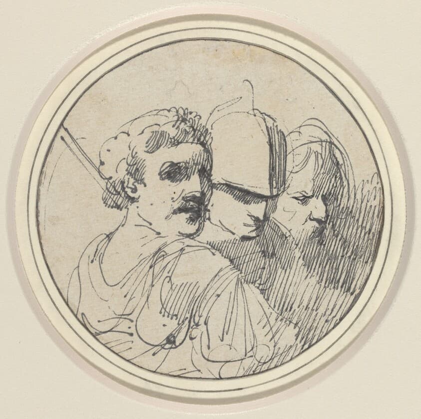 Three Oriental Heads — John Hamilton Mortimer