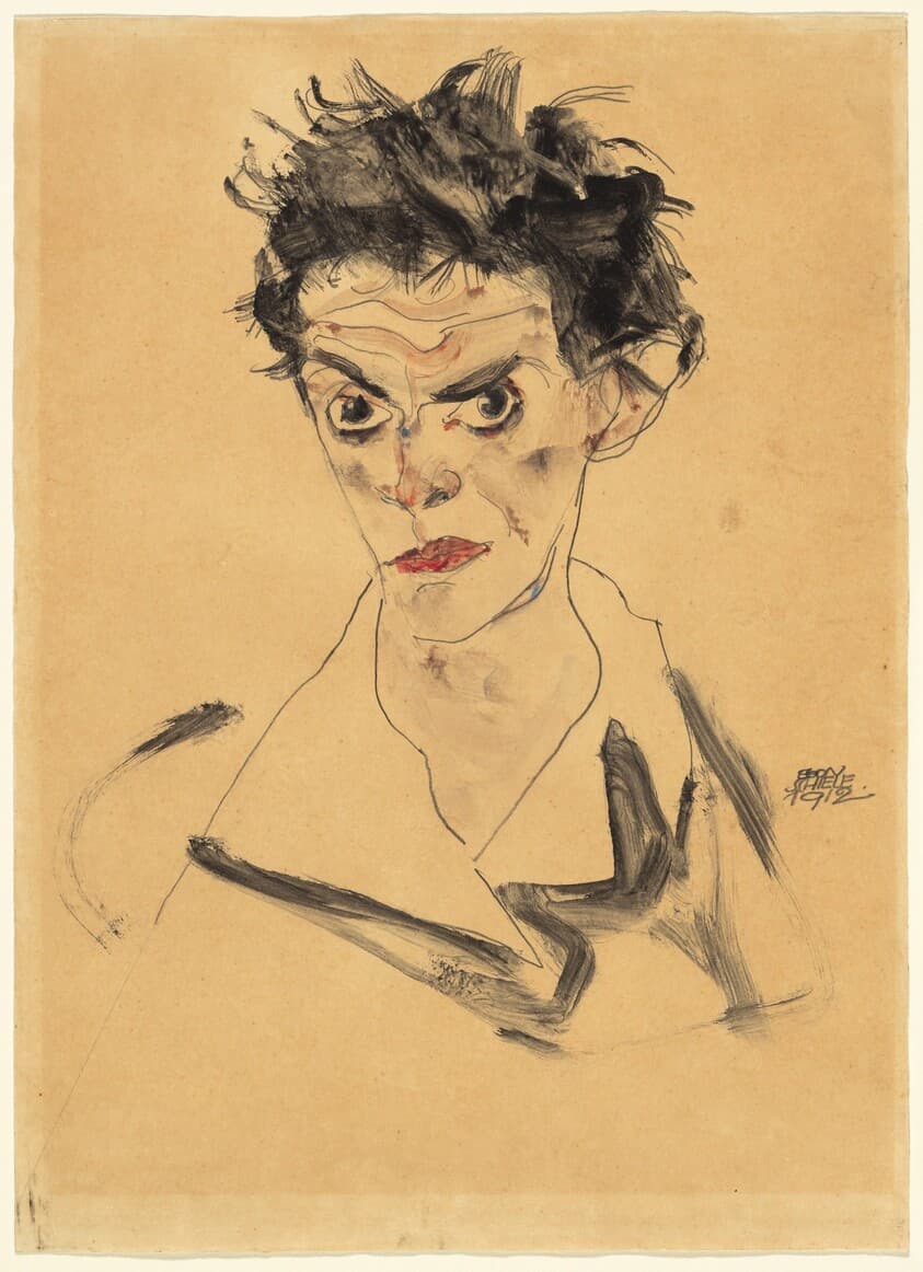 Self-Portrait — Egon Schiele