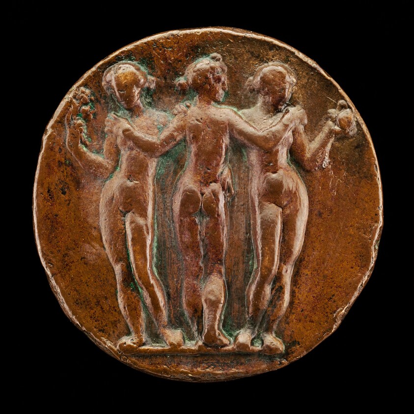 The Three Graces [reverse] — Danese Cattaneo