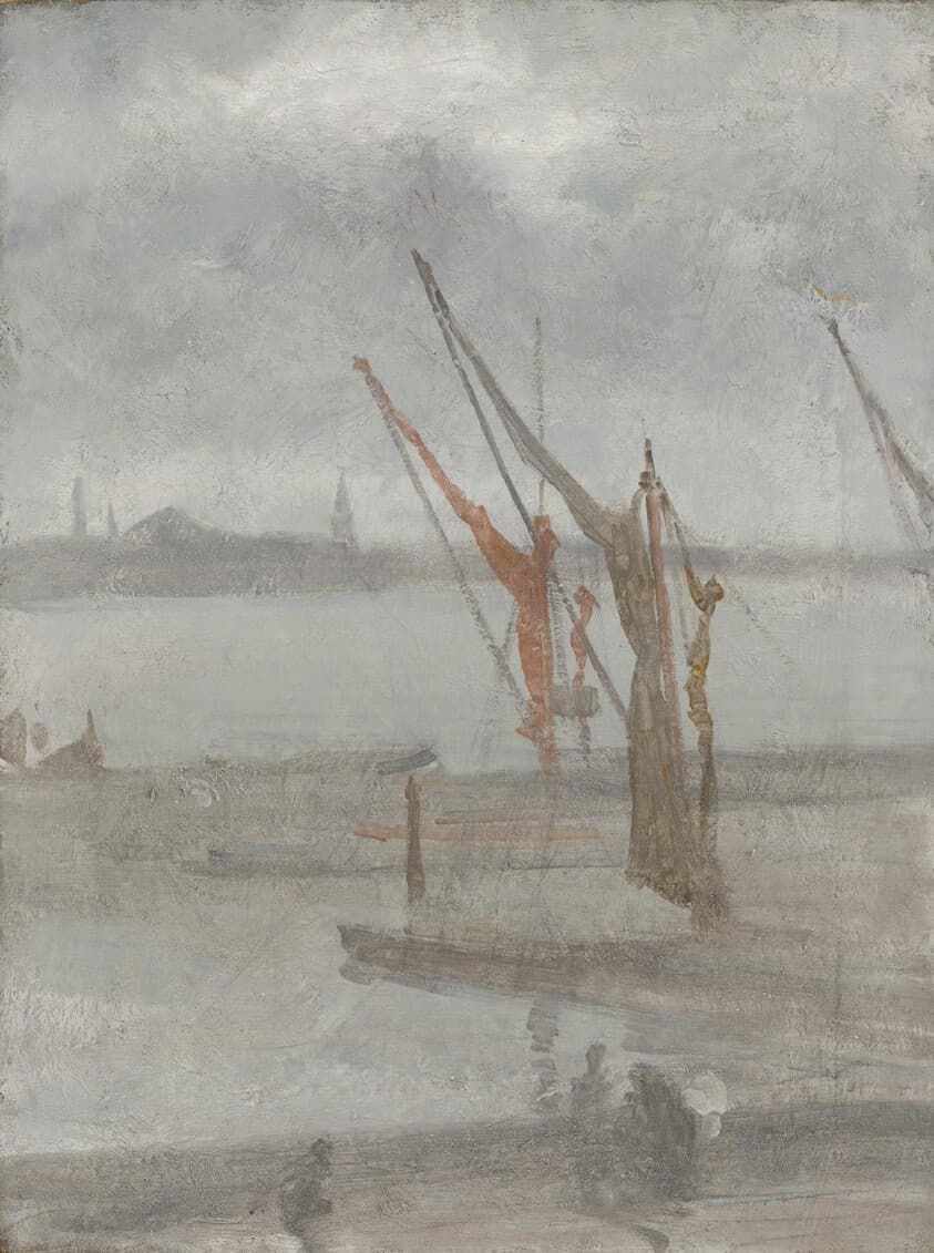 Grey and Silver: Chelsea Wharf — James McNeill Whistler