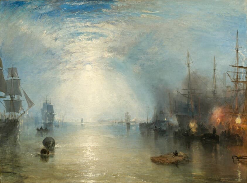 Keelmen Heaving in Coals by Moonlight — Joseph Mallord William Turner