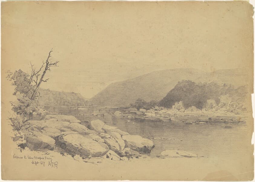 Potomac River Below Harper's Ferry — Andrew Fisher Bunner