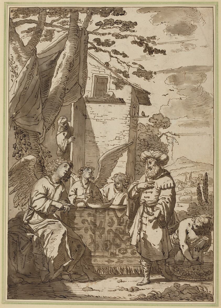 Abraham Entertaining the Angels — Jan Tengnagel