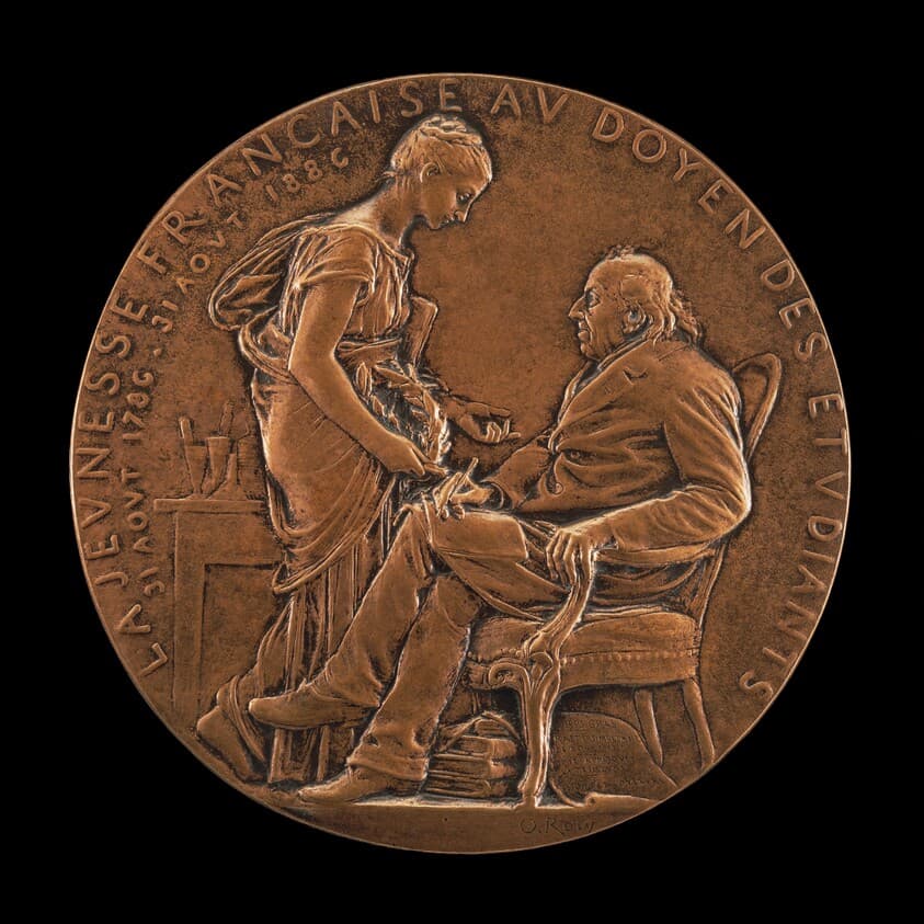 Michel-Eugène Chevreul, 1786-1889, Chemist, Physicist, and Philosopher — Louis-Oscar Roty