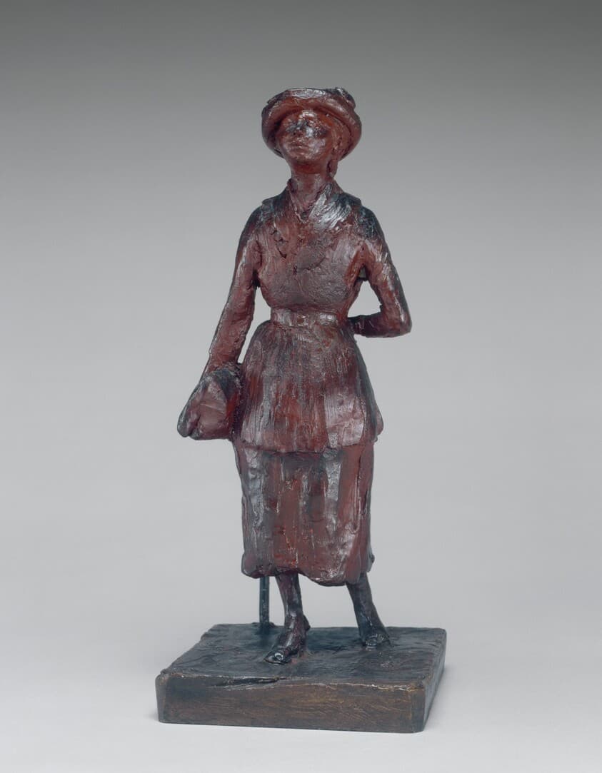 The Schoolgirl (Woman Walking in the Street) — Edgar Degas