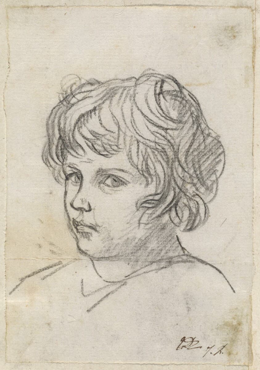 Head of a Boy — Jacques-Louis David