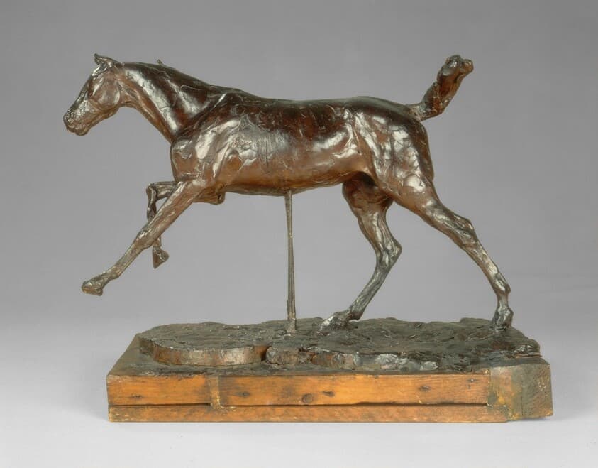 Horse Galloping on the Right Foot — Edgar Degas