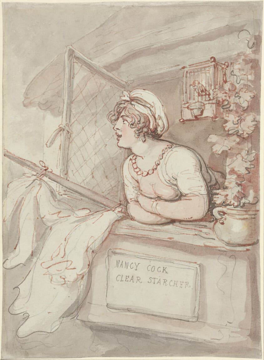 Nancy Cock - Clear Starcher — Thomas Rowlandson