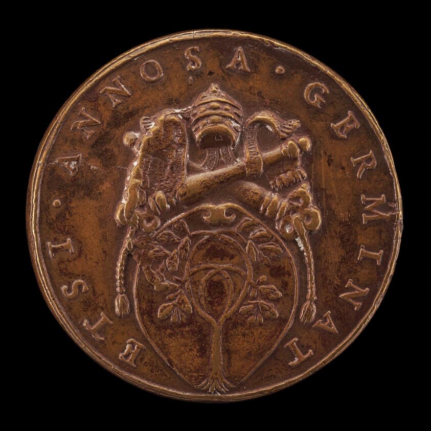 Della Rovere Shield of Arms [reverse] — Girolamo Paladino